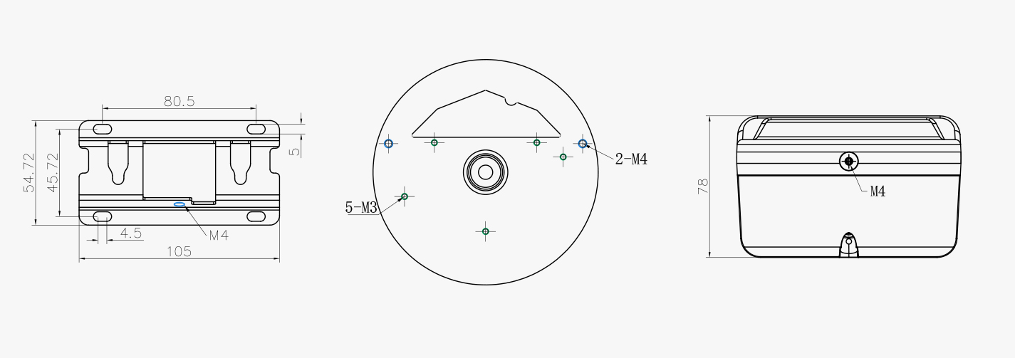 Кронштейн для крепления купольных камер MS-A71